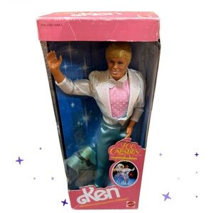 Vintage 1989 KEN Doll Ice Capades 50th Anniversary Barbie NRFB Mattel NIB SEALED
